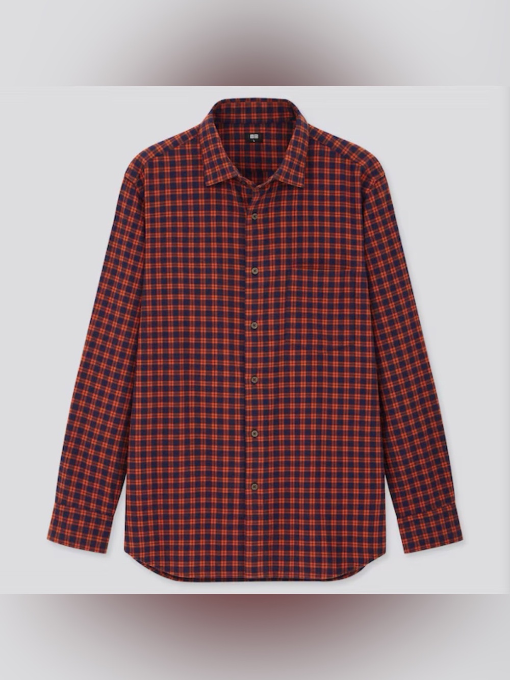 Men’s Flannel Checked Long Sleeve Shirt
